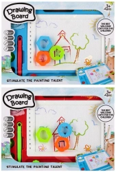 Znikopis magnetyczny kolorowy z akcesoriami 1szt.mix - MEGA CREATIVE