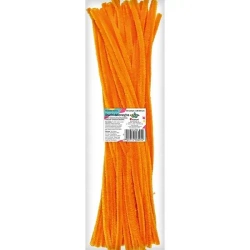 Druciki dekoracyjne 0,6x30cm pomarańcz jasne 50szt - Titanum
