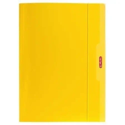 Teczka A4 z gumką Color Blocking żółty - HERLITZ