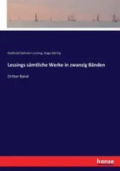 Lessings sämtliche Werke in zwanzig Bänden - Lessing Gotthold Ephraim