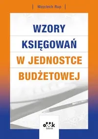 Wzory księgowań w jednostce budżetowej - Wojciech Rup