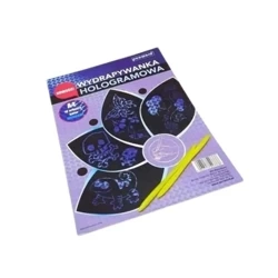 Wydrapywanka hologramowa A4 niebieska - Penword