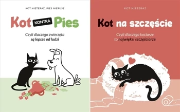 Kot Nieteraz Kot na szczęście + Kot kontra Pies PAKIET - Znak JednymSłowem