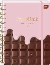 Przepiśnik z gumką A5/240K 90g Chocolate - INTERDRUK