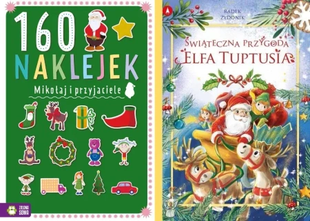 GOTOWA PACZKA MIKOŁAJKI POD CHOINKĘ Książka Kolorowanki Gra Naklejki Prezen - Zuzanna Osuchowska