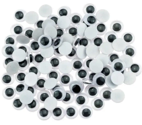 Ruchome oczka 10mm 100szt - Brewis