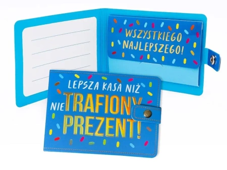 Portfelik koperta Lepsza kasa - Kukartka