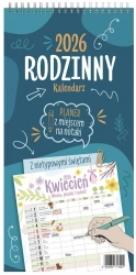 Kalendarz 2026 ścienny notatnikowy planer rodzinny - O-press