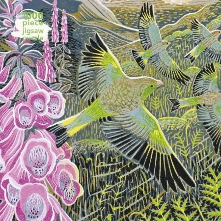Puzzle 1000 Naparstnice i zięby Annie Soudain - Annie Adult Jigsaw Puzzle Soudain: Foxgloves and Finches : 1000-piece Jigsaw Puzzles Jigsaw