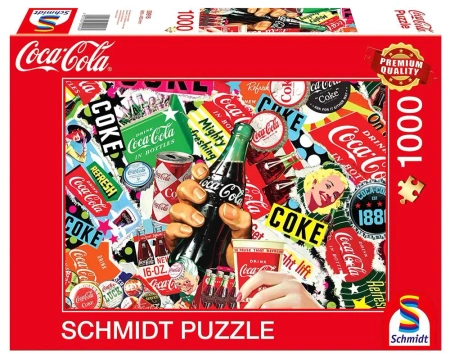 Puzzle 1000 PQ COCA-COLA Reklama 109964 - Schmidt Puzzle