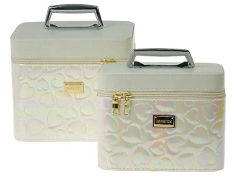 Kuferek L z lusterkiem na zamek 23x18x15cm - ADAR