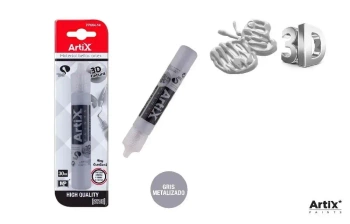 Farba strukturalna 3D metalizowany 30ml - Artix