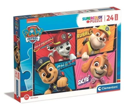 Puzzle 24 Maxi Super Kolor Psi Patrol - Clementoni