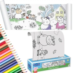 Kolorowanka na rolce Świnka Peppa - praca zbiorowa