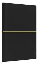 Notatnik B6 Fun S kratka czarny/cytrynowy - Like U