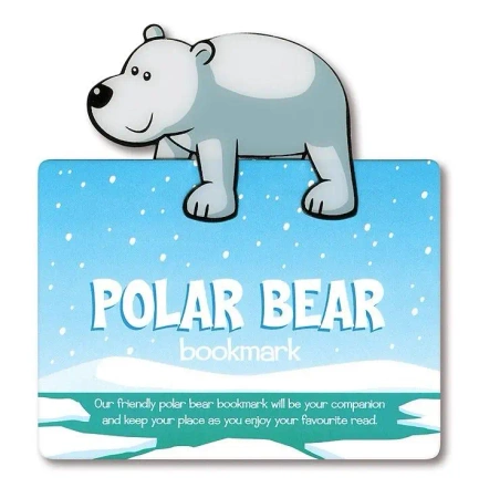 Zwierzęca zakładka do książki - Niedźwiedź polarny - IF