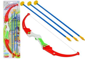 Łuk strzały z przyssawkami 3szt - Leantoys