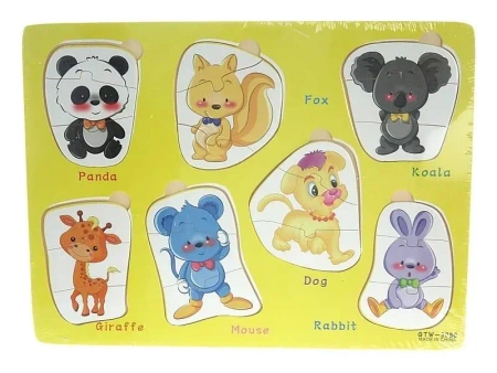 Puzzle drewniane Zwierzęta - ADAR