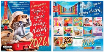 Kalendarz 2026 ścienny Classic Tego Ci życzę - Kukartka