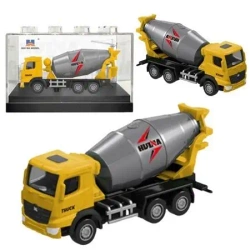 Betoniarka metalowa model żółta MIX Huina - Leantoys