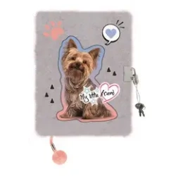 Pamiętnik A5/96K z kłódką Grey york - ST-MAJEWSKI