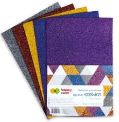 Arkusze piankowe A4 5 kolorów Kosmos HAPPY COLOR - GDD