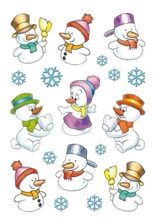 Naklejki Małe bałwanki - Herma