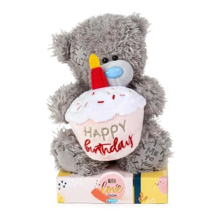 Miś - Happy Birthday z tortem 18cm - Carte Blanche Greetings Ltd.