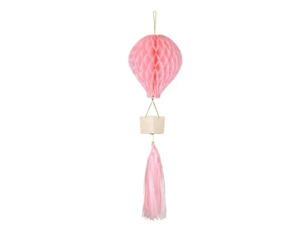 Dekoracja bibułowa Balon różowy - PartyDeco