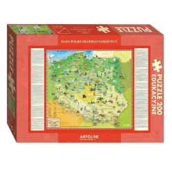 Puzzle 200 - Polska Młodego Odkrywcy - Artglob