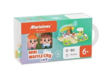 Klocki Mini Waffle 80 elementów Kawiarnia - Marioinex