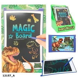 Magiczna tablica Dino World z LCD 12157A - DEPESCHE