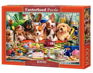 Puzzle 1000 Puppies Dessert CASTOR - Castorland