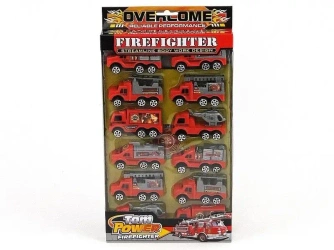 Zestaw 12 aut straży pożarnej naciąg sprężynowy - ADAR