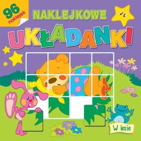 Naklejkowe układanki. W lesie - praca zbiorowa