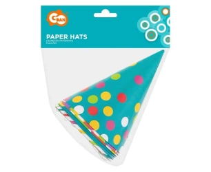 Czapeczki różnokolorowe 6szt - Godan