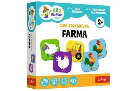 Gra dla dzieci ABC Malucha Farma - Trefl