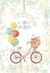 Kartka okolicznościowa Urodziny - Trend