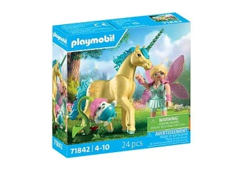 Playmobil Jednorożec do kolekcjonowania: Sunshine Blossom z wróżką 71842