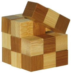 Łamigłówka 3D Bamboo Snake Cubes poziom 2/4 - EUREKA 3D