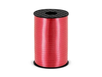 Wstążka plastikowa czerwona 5mmx225m - PartyDeco