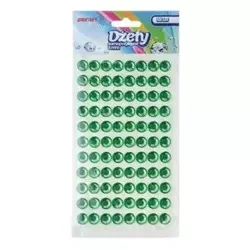 Dżety samoprzylepne zielone 8mm 88szt - Brewis