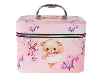 Kuferek M z lusterkiem na zamek 21x14x11,5cm - ADAR