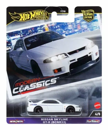 Hot Wheels premium Nissan Skyline R-33 - Mattel