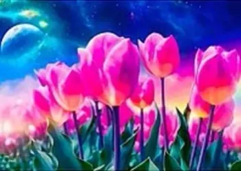 Mozaika diamentowa tulipany 30x40cm - ADAR