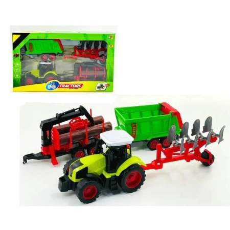 Traktor z maszynami - Macyszyn Toys