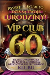 Karnet Urodziny 60 damskie - YEKU