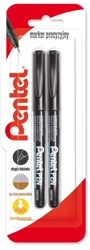 Marker precyzyjny z cienką końcówką NMF50 czarny 2 szt. - PENTEL