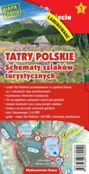 Tatry Polskie. Schematy szlaków turystycznych wyd. laminowane wyd. 3 - Opracowanie zbiorowe