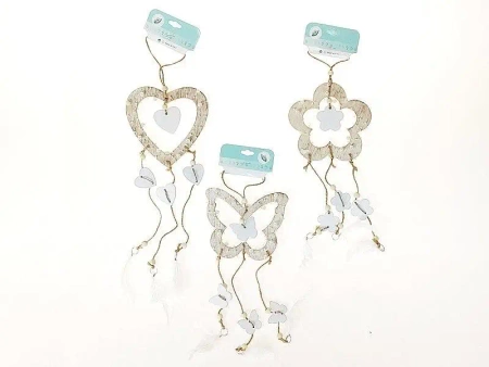 Łapacz snów drewniany z piórkami MIX - ADAR